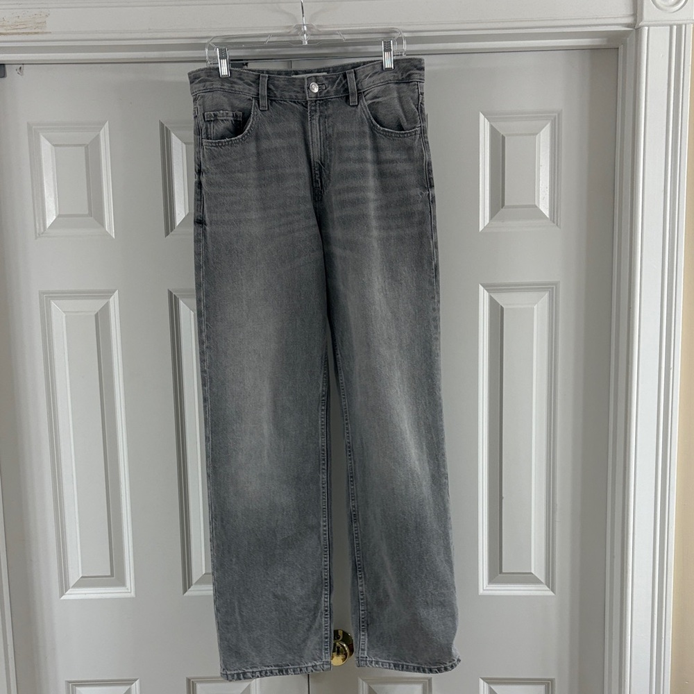 Mango MNG Miami jeans. Gray. Size 38/6. Worn once!